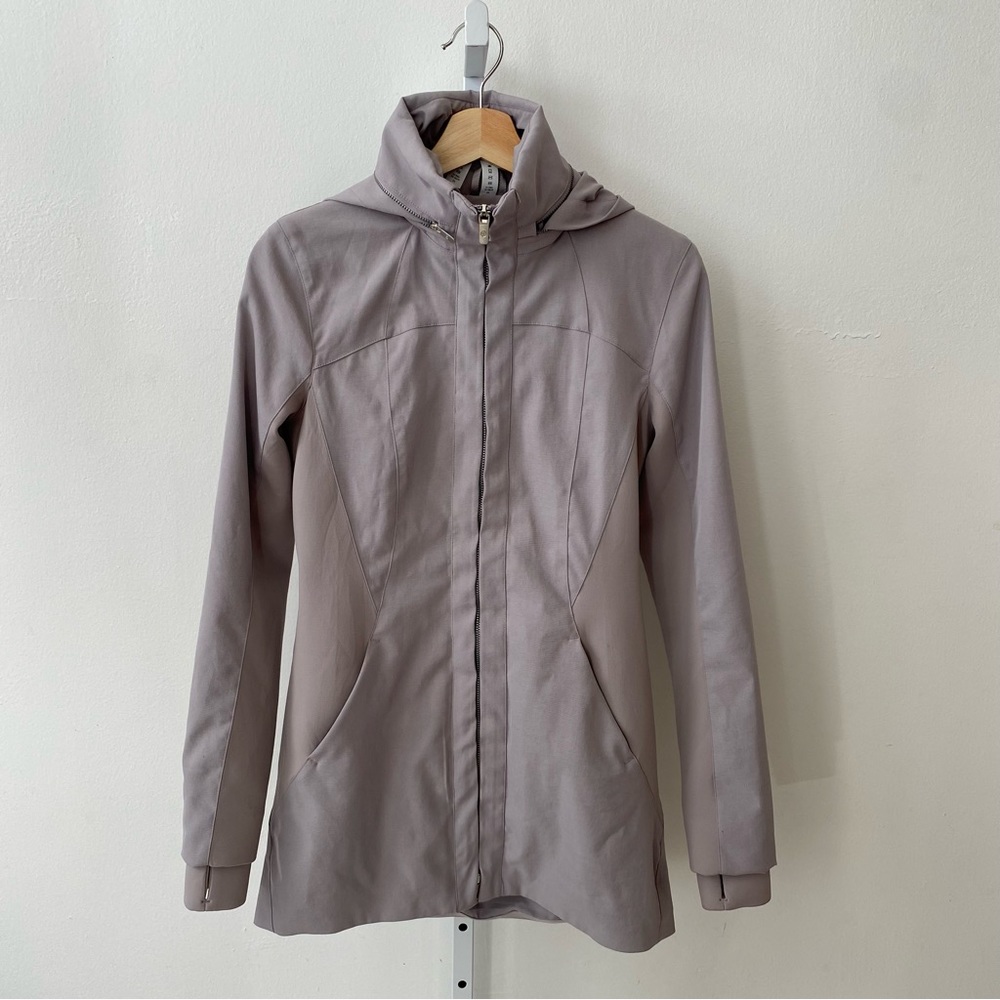 Lululemon Like A Glove Jacket Dark Chrome Gray 4